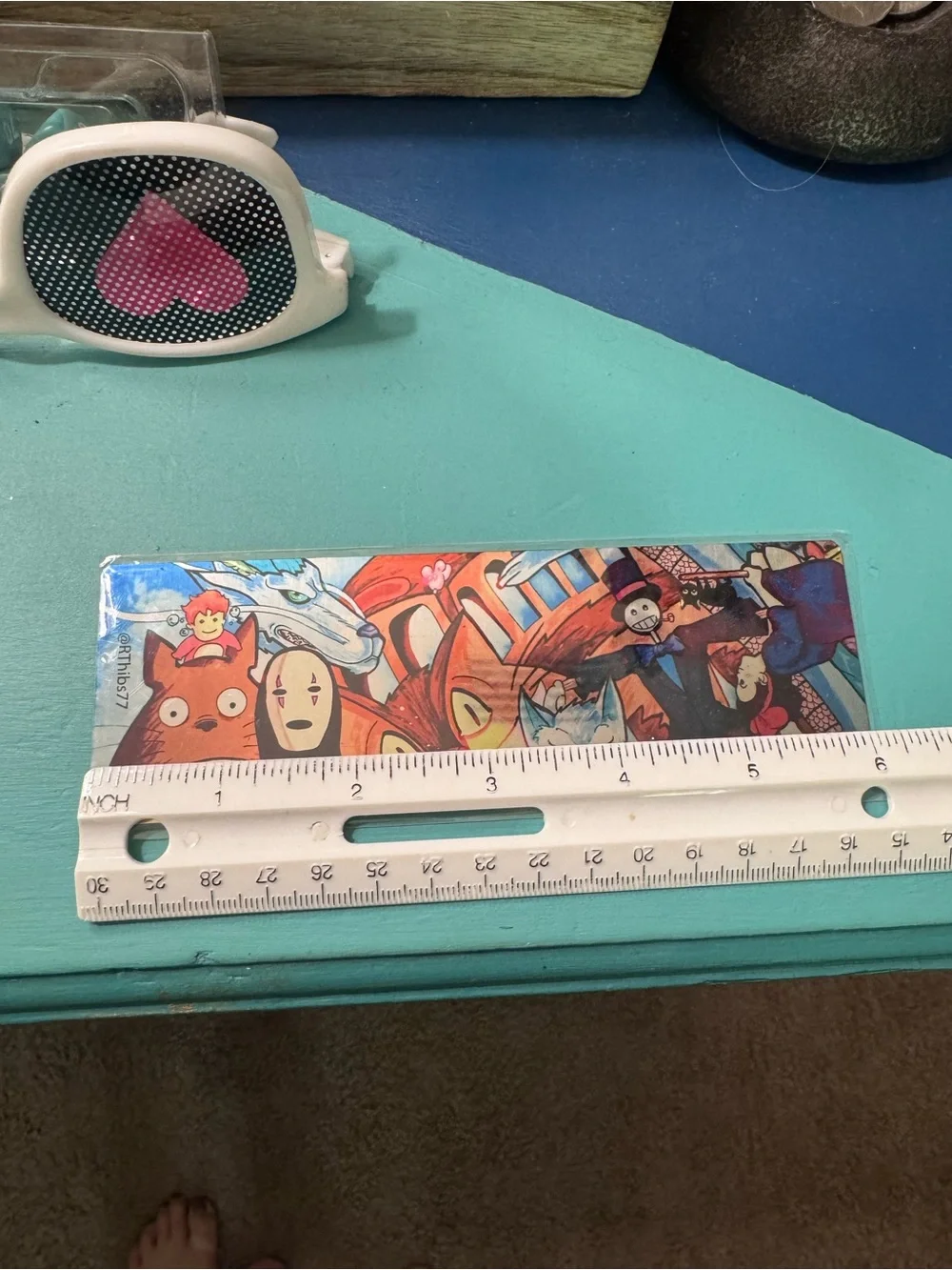 Studio Ghibli Collage Metal Bookmark Multicolor New